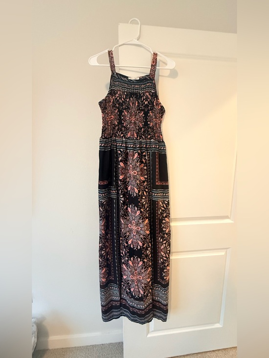 bailey blue Dresses & Skirts - bailey blue Black Maxi Dress with Pink Floral Print